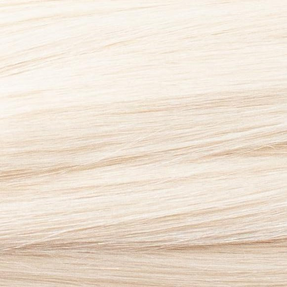 Ice Blonde Hand Tied Weft Hair Extensions #1001