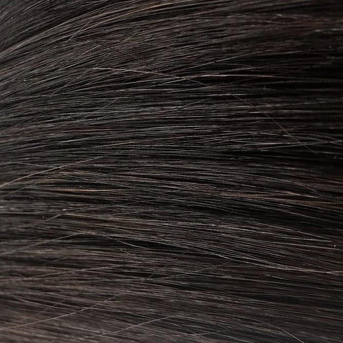 Darkest Black Brown Clip-In Hair Extensions #1B