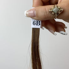 Load and play video in Gallery viewer, Medium Brown Hand Tied Weft Hair Extensions #6B
