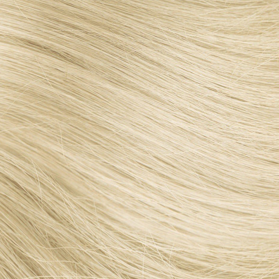 Platinum Ash Blonde Hand Tied Weft Hair Extensions #60