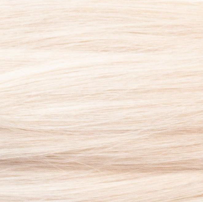 Platinum Ash Blonde Hand Tied Weft Hair Extensions #65