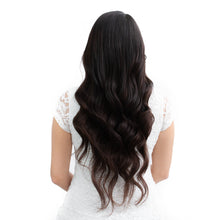 Load image into Gallery viewer, Black Brown Hand Tied Weft Hair Extensions #2
