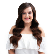 Load image into Gallery viewer, Darkest Brown Nano Bead Hair Extensions #3
