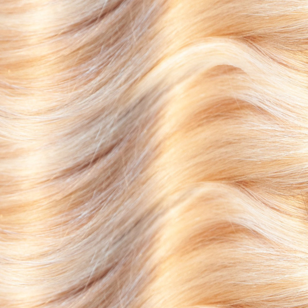 Golden Blonde Hand Tied Weft Hair Extensions #P18/22