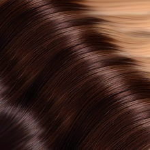 Load image into Gallery viewer, Black/Brown to Blonde Ombre Nano Bead Hair Extensions T2/10/24
