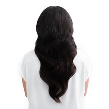 Load image into Gallery viewer, Darkest Black Brown Clip-In Hair Extensions #1B
