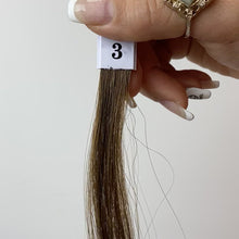 Load and play video in Gallery viewer, Darkest Brown Hand Tied Weft Hair Extensions #3

