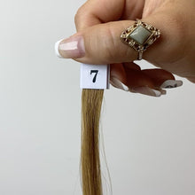 Load and play video in Gallery viewer, Light Brown Hand Tied Weft Hair Extensions #7
